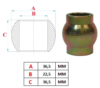 MIDDLE ARM AII CAT 1 36.5 * D22.5 * U36.5